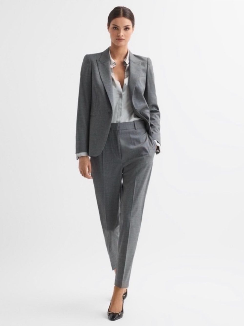 REISS 🩶 Layton Single Breasted Blazer - Picture 3 of 8